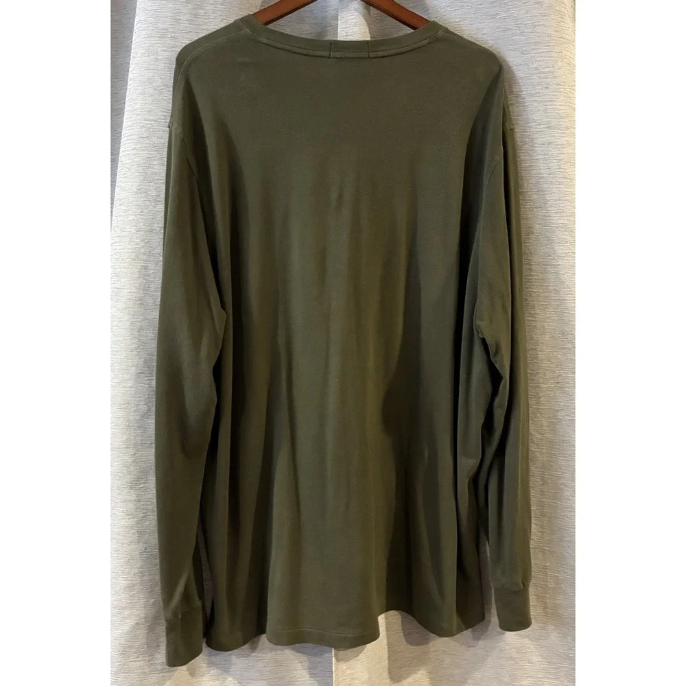 Polo Ralph Lauren Rugby Long Sleeve Men XXL Pullover Sweater‎ 1/4 Button